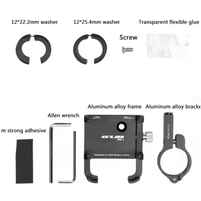 ZR Gub Pro 3 Dc Motosiklet Telefon Tutucu