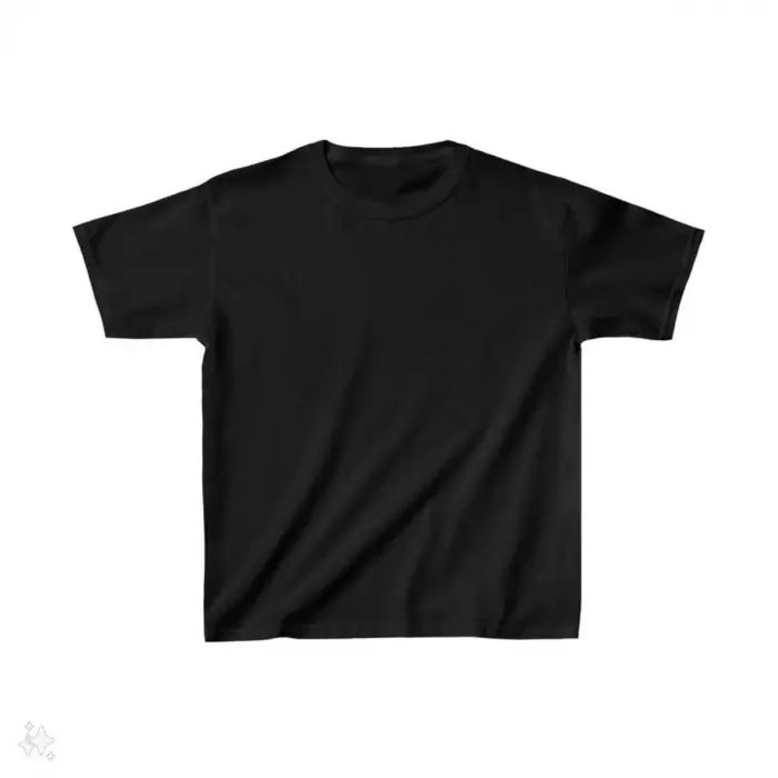 iegiyim™ Çocuk Unisex Basic T-Shirt - Siyah