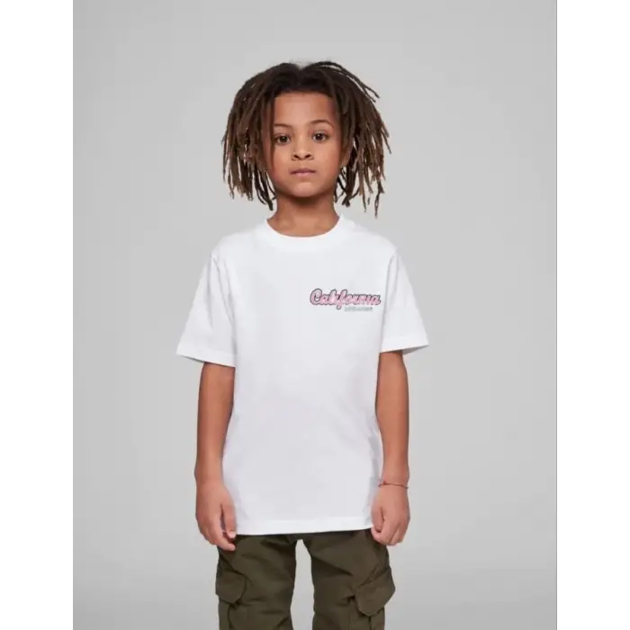 iegiyim™ Çocuk Unisex Baskılı T-Shirt - Beyaz