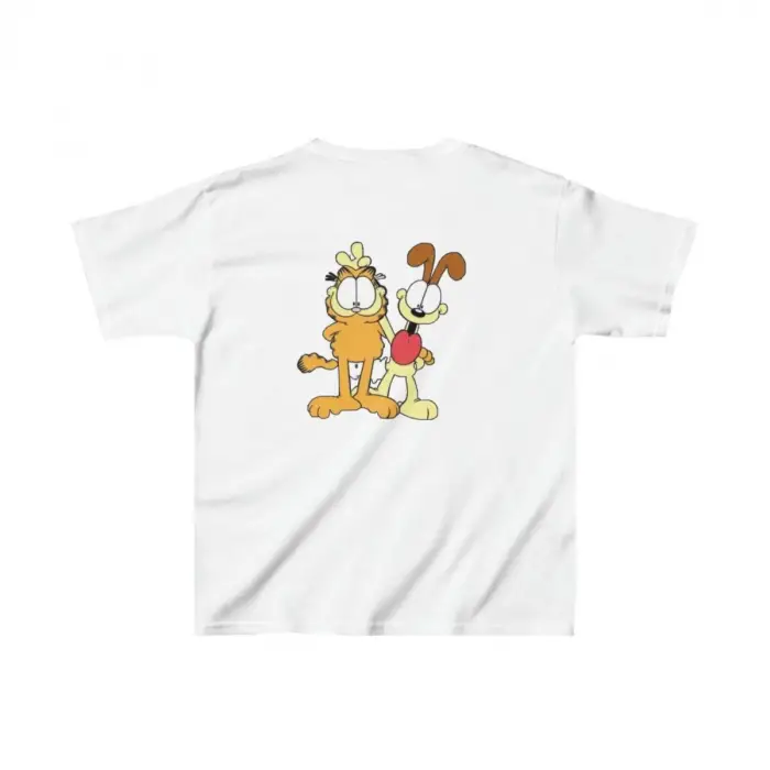 iegiyim™ Çocuk Unisex Baskılı T-Shirt - Beyaz