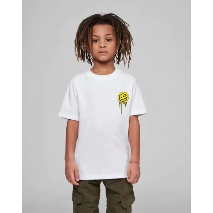 iegiyim™ Çocuk Unisex Baskılı T-Shirt - Beyaz