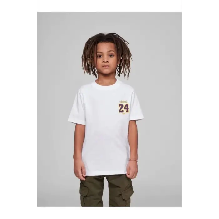 iegiyim™ Çocuk Unisex Baskılı T-Shirt - Beyaz
