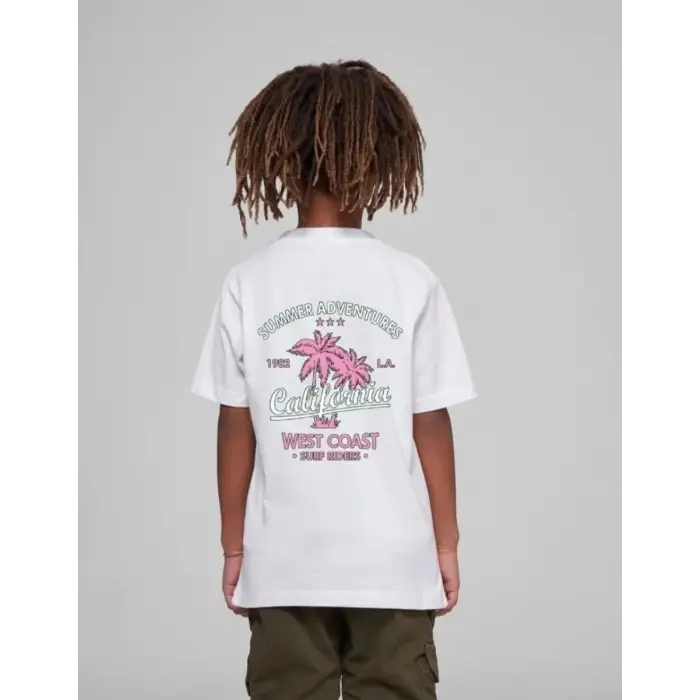 iegiyim™ Çocuk Unisex Baskılı T-Shirt - Beyaz