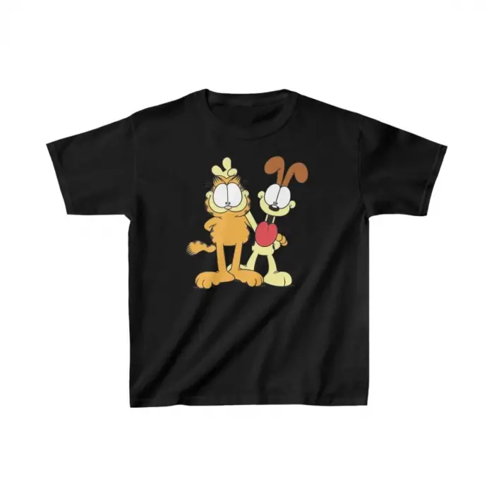 iegiyim™ Çocuk Unisex Baskılı T-Shirt - Siyah