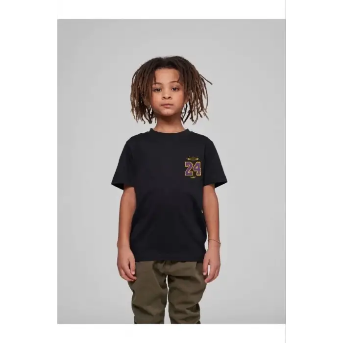 iegiyim™ Çocuk Unisex Baskılı T-Shirt - Siyah
