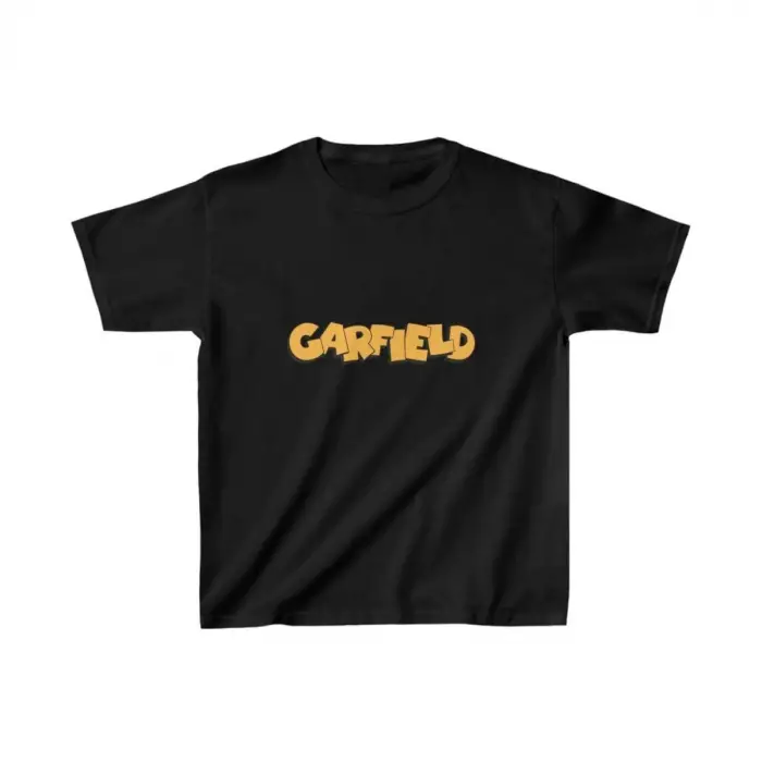 iegiyim™ Çocuk Unisex Baskılı T-Shirt - Siyah