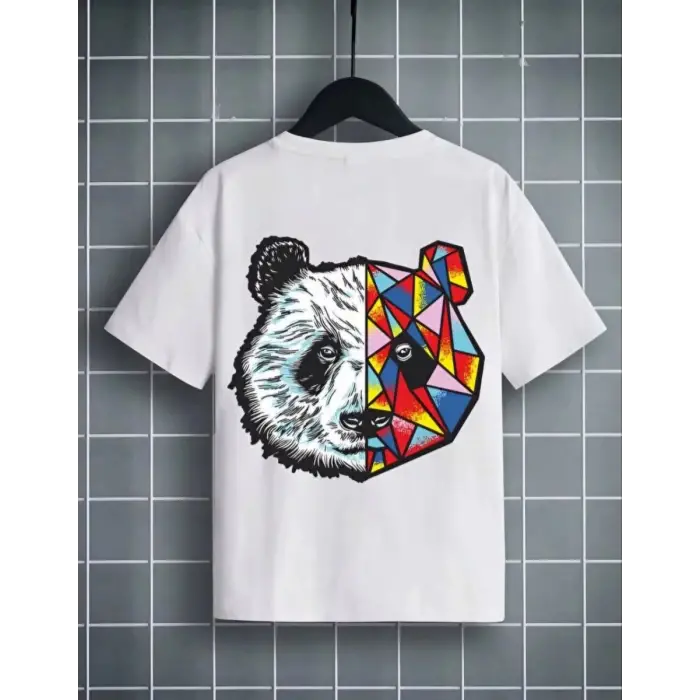 iegiyim™ Unisex Çocuk Baskılı T-Shirt - Beyaz