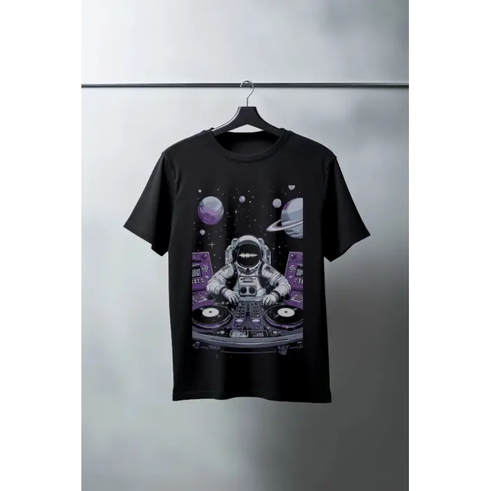 iegiyim™ Unisex Oversize 24/1 Penye DTF Baskılı Tişört - DTF109