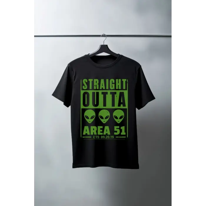 iegiyim™ Unisex Oversize 24/1 Penye DTF Baskılı Tişört - DTF112
