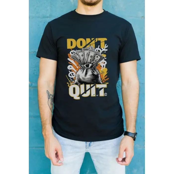 iegiyim™ Unisex Oversize 24/1 Penye DTF Baskılı Tişört - DTF113