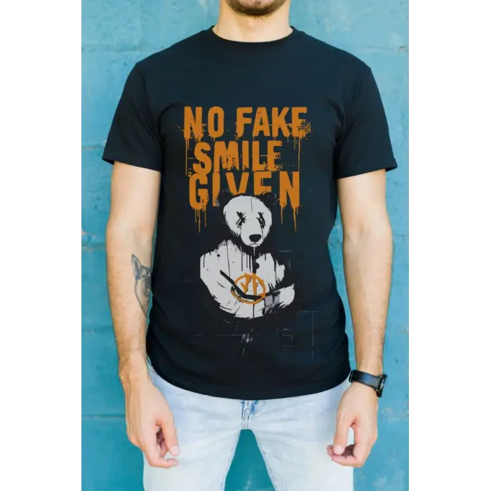 iegiyim™ Unisex Oversize 24/1 Penye DTF Baskılı Tişört - DTF124