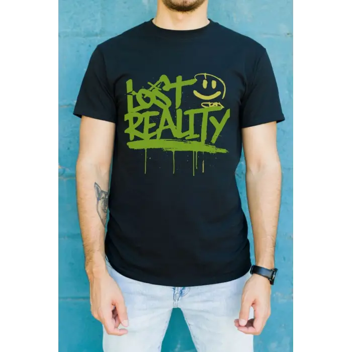iegiyim™ Unisex Oversize 24/1 Penye DTF Baskılı Tişört - DTF125
