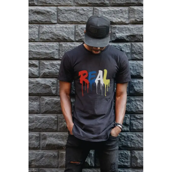 iegiyim™ Unisex Oversize 24/1 Penye DTF Baskılı Tişört - DTF132