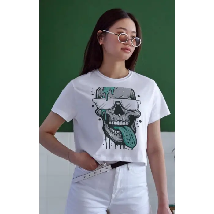 iegiyim™ Unisex Oversize 24/1 Penye DTF Baskılı Tişört - DTF150