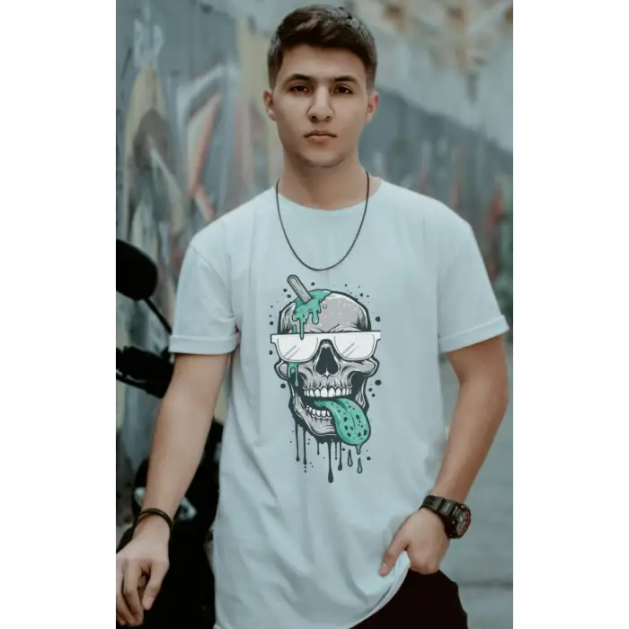 iegiyim™ Unisex Oversize 24/1 Penye DTF Baskılı Tişört - DTF150