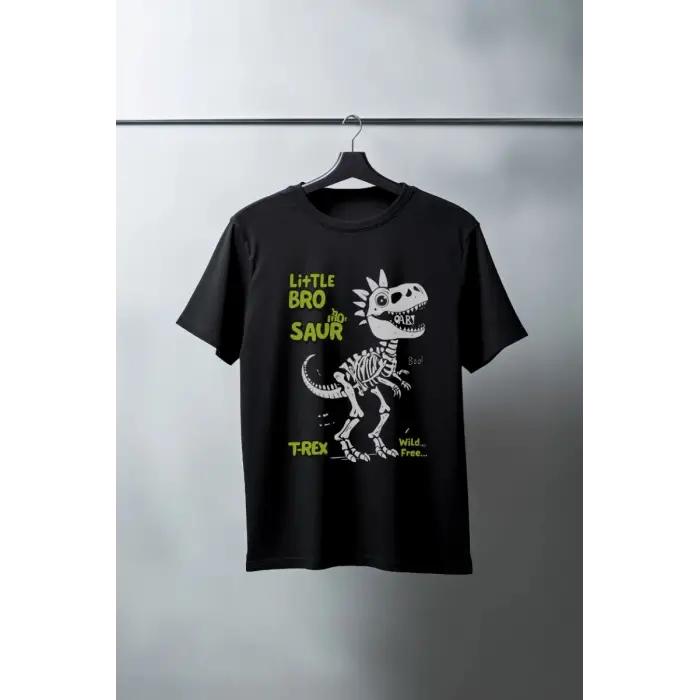 iegiyim™ Unisex Oversize 24/1 Penye DTF Baskılı Tişört - DTF166