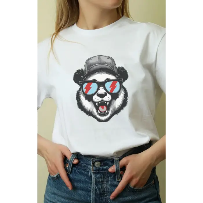 iegiyim™ Unisex Oversize 24/1 Penye DTF Baskılı Tişört - DTF171