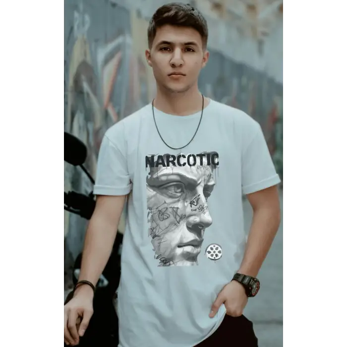 iegiyim™ Unisex Oversize 24/1 Penye DTF Baskılı Tişört - DTF172