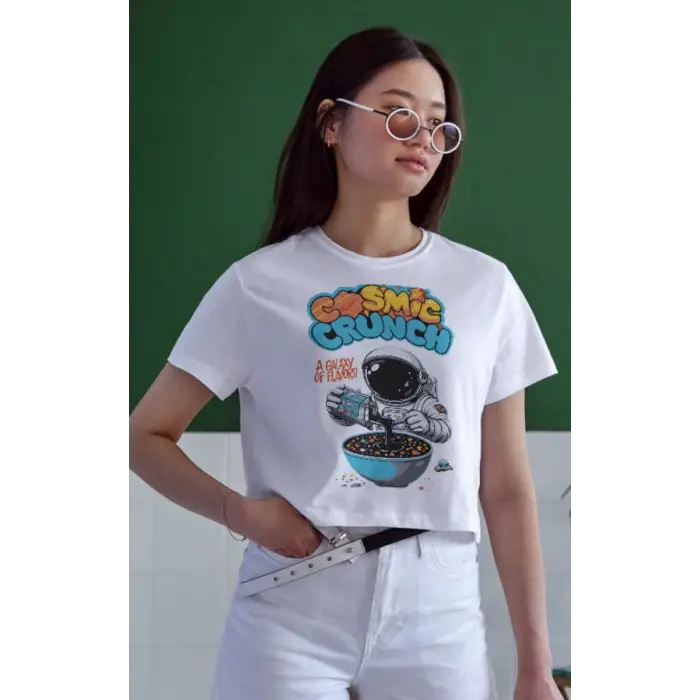 iegiyim™ Unisex Oversize 24/1 Penye DTF Baskılı Tişört - DTF174
