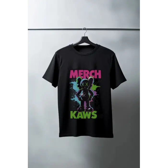 iegiyim™ Unisex Oversize 24/1 Penye DTF Baskılı Tişört - DTF181