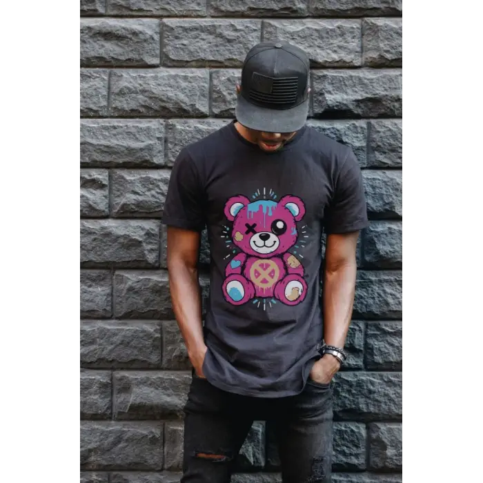 iegiyim™ Unisex Oversize 24/1 Penye DTF Baskılı Tişört - DTF182