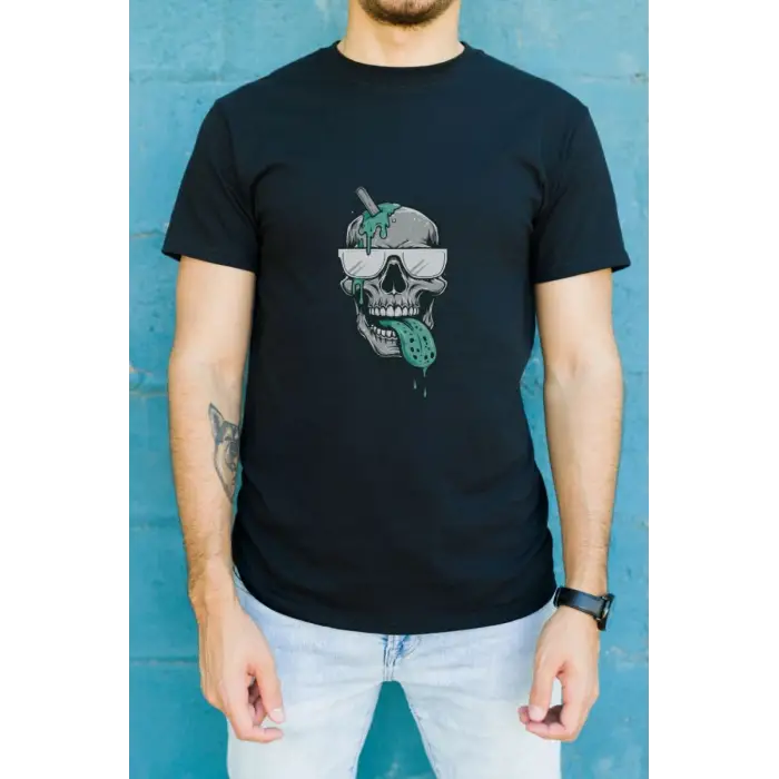 iegiyim™ Unisex Oversize 24/1 Penye DTF Baskılı Tişört - DTF188