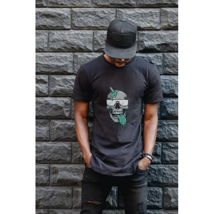 iegiyim™ Unisex Oversize 24/1 Penye DTF Baskılı Tişört - DTF188