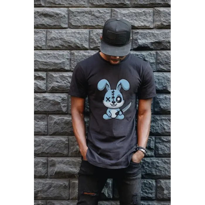 iegiyim™ Unisex Oversize 24/1 Penye DTF Baskılı Tişört - DTF190