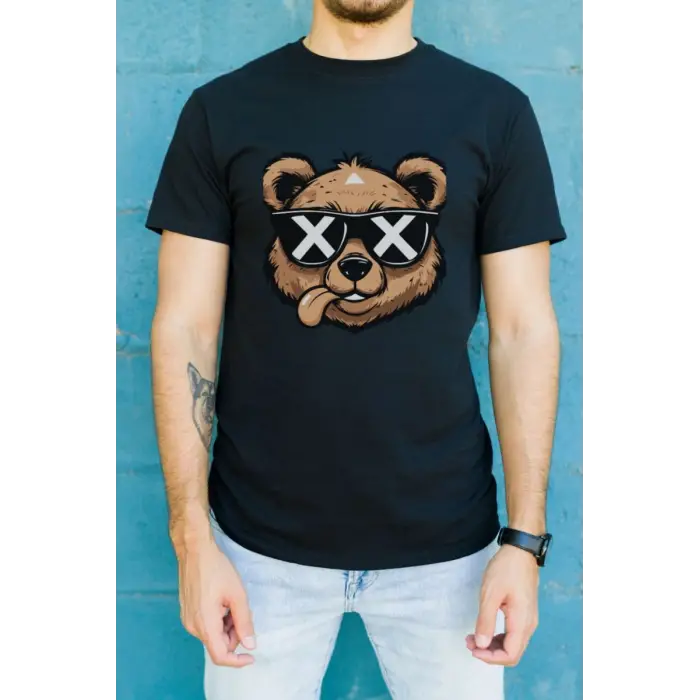 iegiyim™ Unisex Oversize 24/1 Penye DTF Baskılı Tişört - DTF191