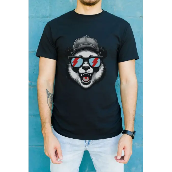 iegiyim™ Unisex Oversize 24/1 Penye DTF Baskılı Tişört - DTF194