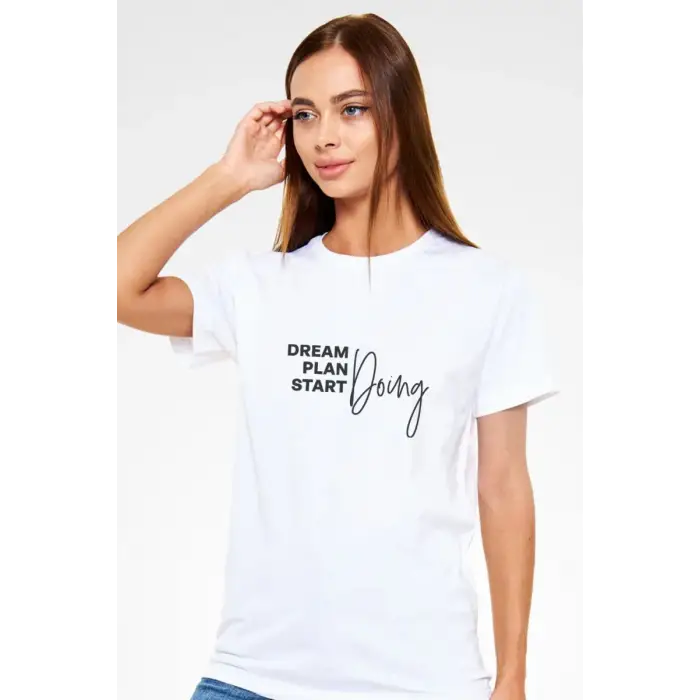iegiyim™ Unisex Oversize 24/1 Penye DTF Baskılı Tişört - DTF226