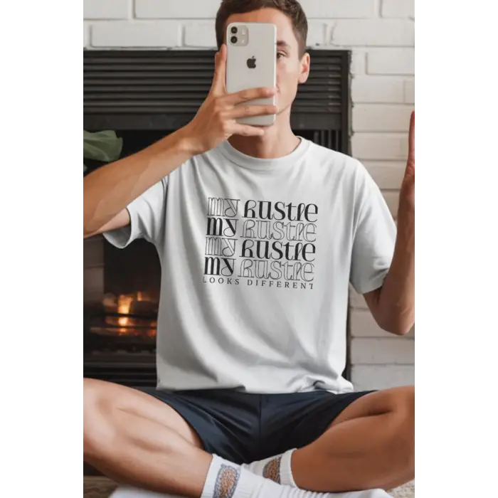 iegiyim™ Unisex Oversize 24/1 Penye DTF Baskılı Tişört - DTF251