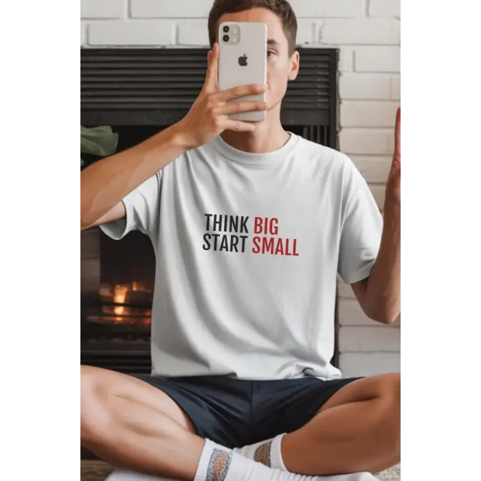 iegiyim™ Unisex Oversize 24/1 Penye DTF Baskılı Tişört - DTF271