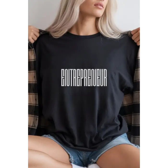 iegiyim™ Unisex Oversize 24/1 Penye DTF Baskılı Tişört - DTF297