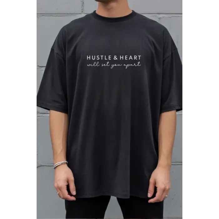 iegiyim™ Unisex Oversize 24/1 Penye DTF Baskılı Tişört - DTF300