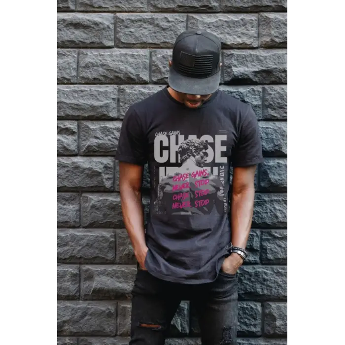 iegiyim™ Unisex Oversize 24/1 Penye DTF Baskılı Tişört - DTF89