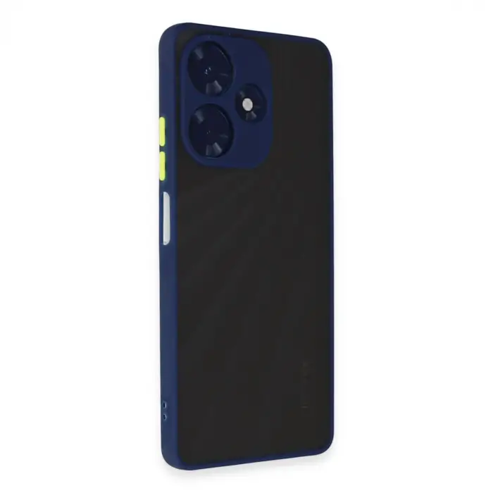İnfinix Hot 30 4g Kılıf Montreal Silikon Kapak - Lacivert