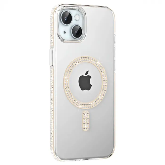Joko Apple İphone 14 Move Taşlı Magsafe Kapak - Pembe