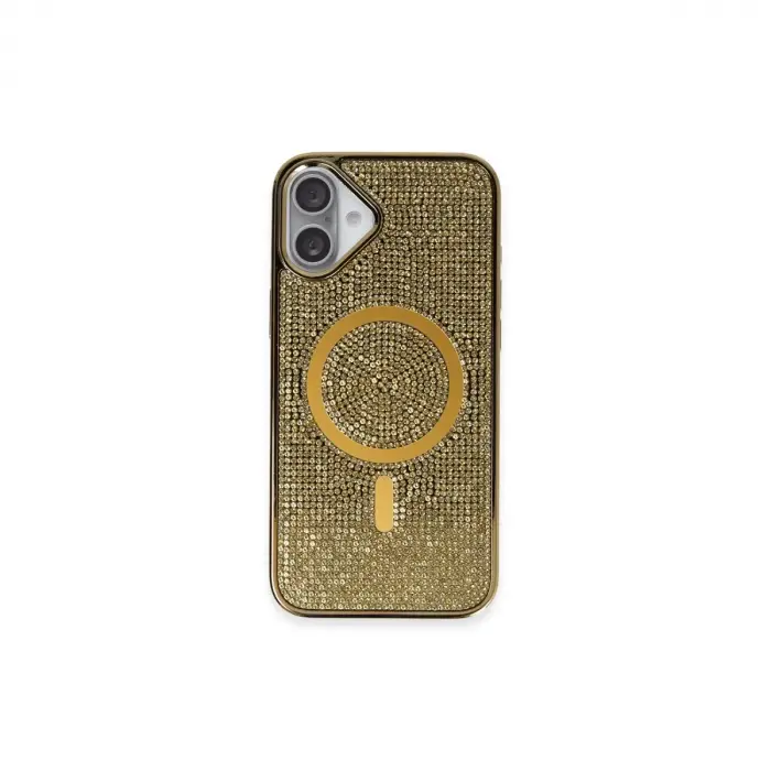 Joko Apple İphone 16 Plus Kılıf Helen Magsafe Kapak - Gold