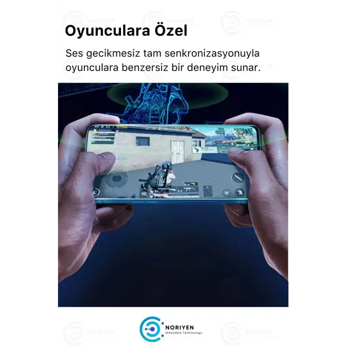 K55 Tws Pro Oyuncu Kulaklığı 3d Stereo Ses Extra Bass Işıklı Mikrofonlu Bluetooth Kablosuz Kulaklık