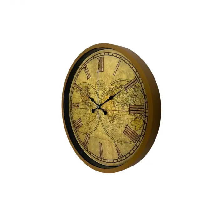 Kahverengi Vintage 36 Cm Duvar Saati