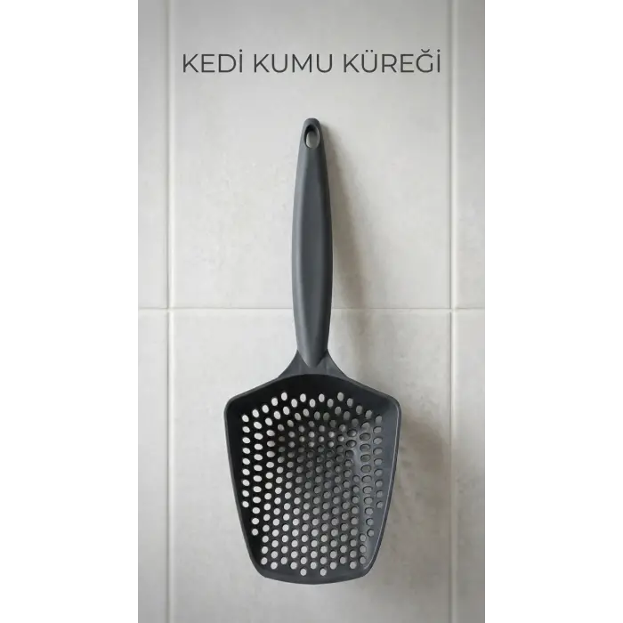 Kedi Kumu Eleme Küreği Odağa Alınmış Kedi Kumu Temizleme Aracı