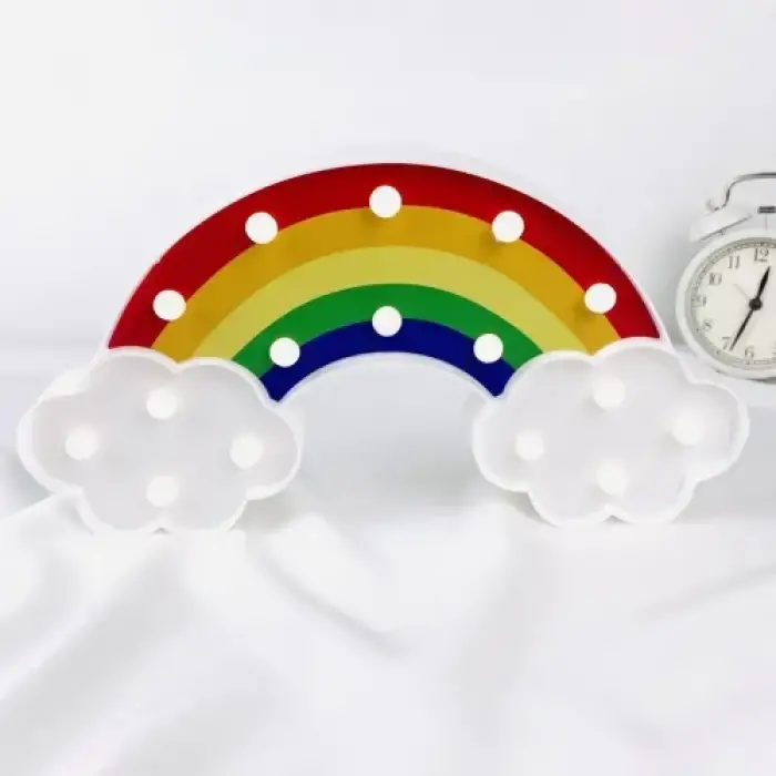 Led Işıklı Gökkuşağı Gece Lambası