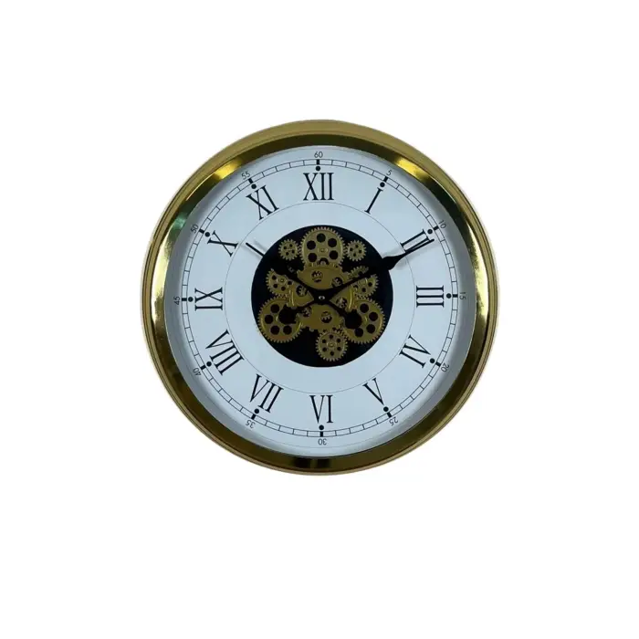 Luxury Gold 60 Cm Çarklı Duvar Saati