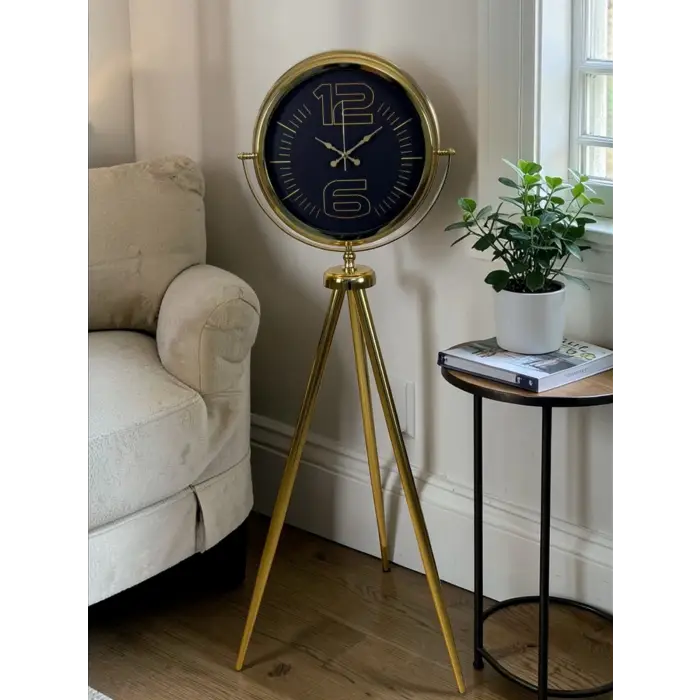Majestic Gold Tripod Ayaklı Salon Saati