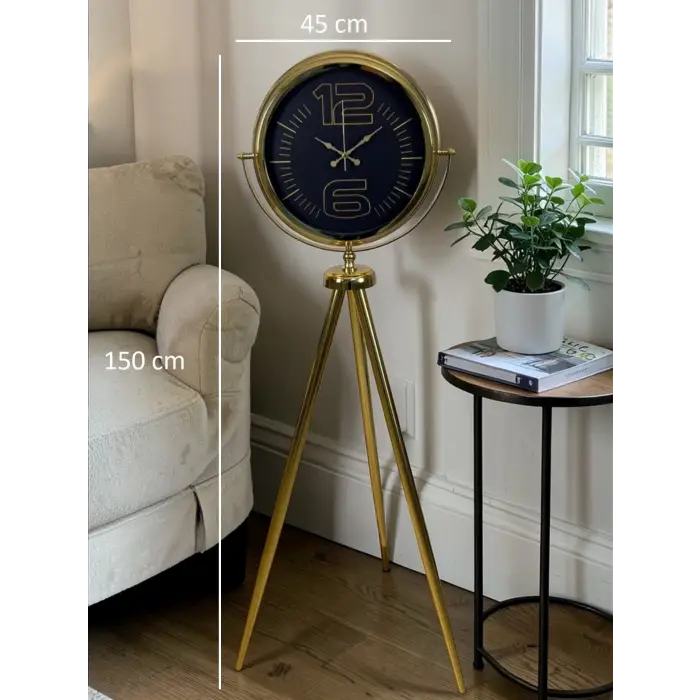 Majestic Gold Tripod Ayaklı Salon Saati