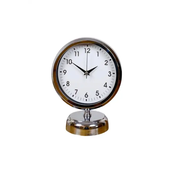 Noble Time 25 x 20 Cm Metal Krom Masa Saati