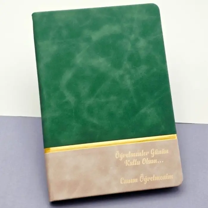 Öğretmenler Günü Hediyesi Yeşil Defter