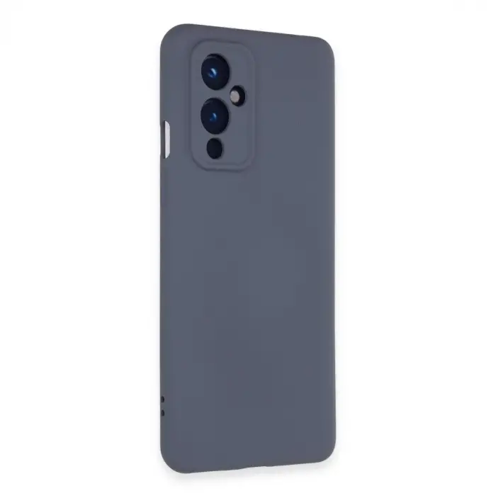 One Plus 9 Kılıf Nano İçi Kadife Silikon - Gri