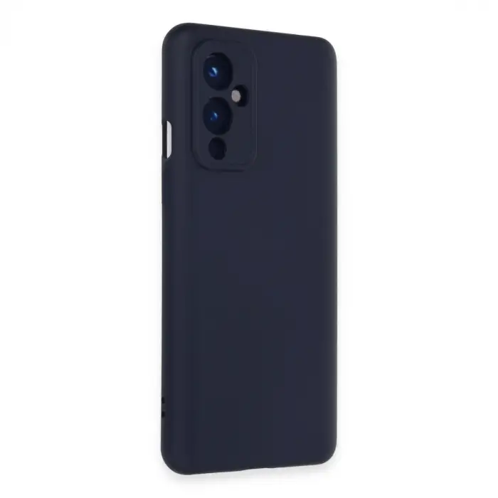 One Plus 9 Kılıf Nano İçi Kadife Silikon - Lacivert